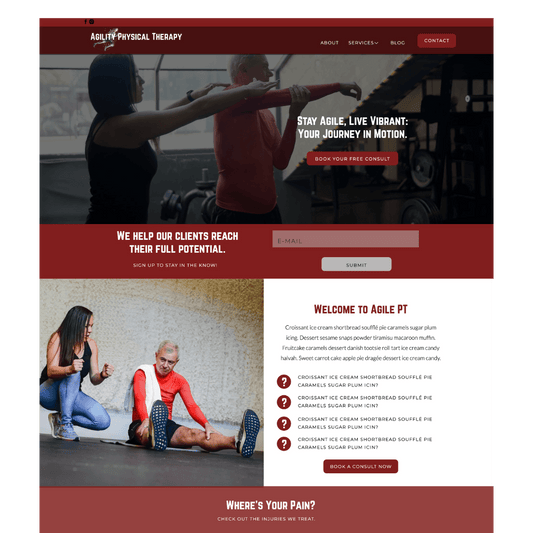 Agility Showit Template - Reval Creative