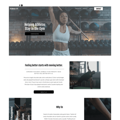 Power Showit Template - Reval Creative