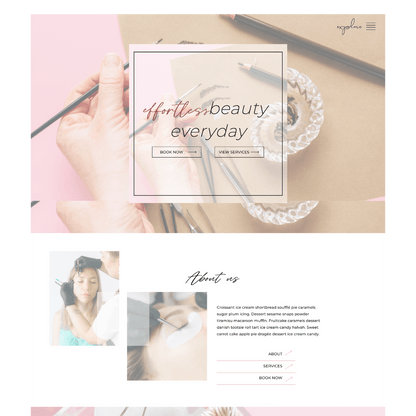 Precision Showit Template - Reval Creative