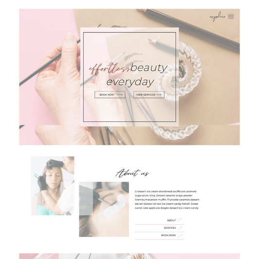 Precision Showit Template - Reval Creative