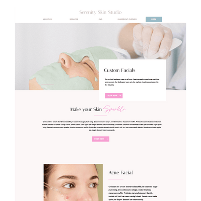 Serenity Showit Template - Reval Creative